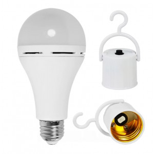 Аккумуляторная лампа 15W E27 светодиодная 6500K 220V ( 4 часа светит на акумуляторе)