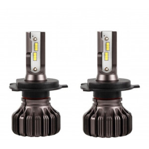 Діодна лампочка для авто H4 Carlamp LED Night Vision Gen2 5000lm 9-16V 50W 5500K комплект 2шт