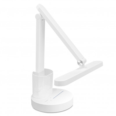 Led лампа настільна акумуляторна 10W 3000/4000/6000K USB-C біла