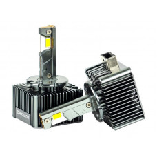 Лед лампа в линзу D1 DLX Ultra 55W 6000K штатный блок розжига (2шт.)