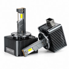 Лед лампа в линзу D1 DLX Ultra 55W 6000K штатный блок розжига (2шт.)