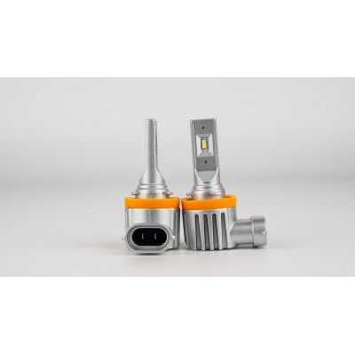 LED лампи H11 H8 H9 PA-14 15W 3000K 9-32V для протитуманних фар, комплект 2 шт.
