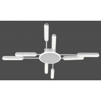 Led люстра 132 Вт 9 джерел світла 3000-6500К з димером для вітальні та спал...