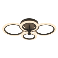 Лед люстра 4 кольца управление пультом 65Вт 3000-6500К