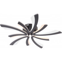 Led люстра 70W чорний корпус 590×75 мм стиль модерн зміна кольору світіння