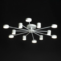 Led люстра біла на 12 модулів 3000-6000К 144Вт IP20 з пультом