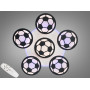 Led люстра чорна футбольна тема 105W 3200-6000К rgb для дитячої - фото №1