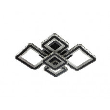 Люстра "кришталева" світлодіодна з пультом 3000-6000К 172Вт IP20 нікель хром