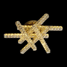 Лед люстра хрустальная «Золотое сияние» 3200-6000К 108Вт IP20 с пультом