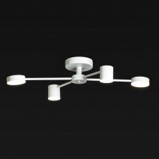 Led люстра на пульте с диммером 4 плафона 3000-6000К 48Вт IP20 белая