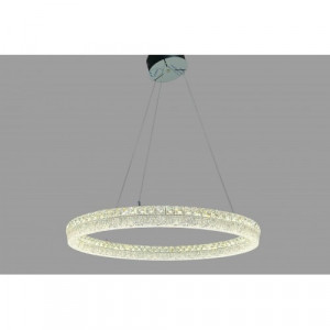 Led люстра підвісна кришталеве кільце 115Вт 3000-6000К IP20 з пультом