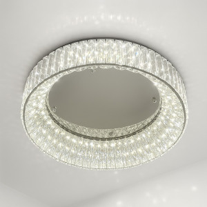 Led люстра пристельова кришталева 3200-6000К 160Вт IP20 з пультом