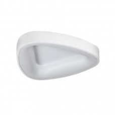 Led люстра потолочная 50Вт белая треугольная с 3 режимами света на пульте