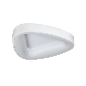 Led люстра стельова 50 Вт біла трикутна з 3 режимами світла на пульті