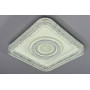 Led потолочная люстра квадратная 85Вт 40×40см 3000-6000К с хрустальным эффектом - фото №2