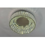 Led люстра в гостиную хрустальная 3200-6000К 100Вт IP20 хром, с пультом - фото №3