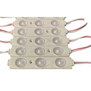 Led модуль 12V 1.5W SMD2835 холодный белый 6500K IP65 линза 170°