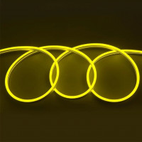 Лед неон 12В жовтий SMD2835 6*12мм 20-22Лм IP65 (ціна 1м)
