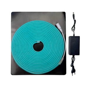 Led неон блакитний лід 12V 6×12 мм 5м 120 LED/м готовий комплект