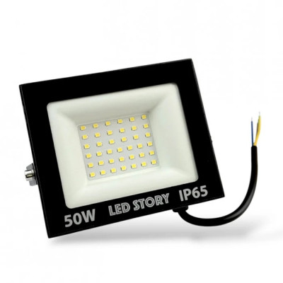 Led прожектор 50Вт 4250Лм IP65 SMD 220В 6500К на штативі 3 метри