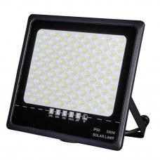 Лед прожектор на сонячній батареї 200Вт 6500K IP65 1650Лм з пультом