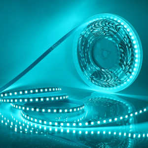 Led лента 12V 10W/m 120LED/м темно-бирюзовая, бобина 5м (цена 1м)