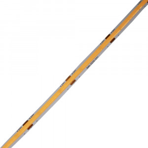 Led стрічка 24V COB 10Вт 320 LED/м янтарний колір 1000Лм IP20, бобіна 5м (ціна 1м)