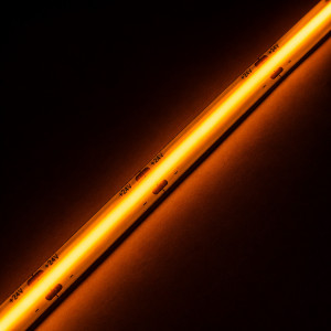Led лента 24V COB 10Вт 320 LED/м янтарный цвет 1000Лм IP20, бобина 5м (цена 1м)