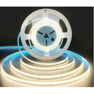 Led лента 24V COB 320 д.м. IP33 нейтральный белый 4500K, катушка 10м (цена 1м)
