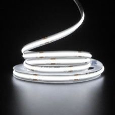 Led лента COB 24V 6000K сплошной свет 12W/м 480д.м., бобина 5м (цена 1м)