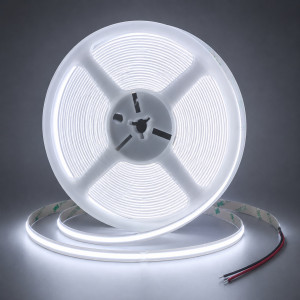 Led лента COB 24В 8Вт/м 720 д.м. холодный белый 6000K, бобина 10м (цена 1м)