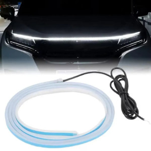 Led стрічка підсвічування капота 150 см 12V білий холодний 6500К IP68