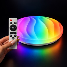 Лед светильник 40Вт Ø380мм звездное небо rgb-cct/3000-6000К на пульте