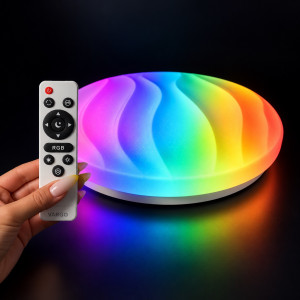 Лед світильник 40Вт Ø380мм зоряне небо rgb-cct/3000-6000К на пульті 