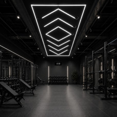 LED світильник Arrows 430Вт для комерційних приміщень 48000 Лм 6500K холодн...