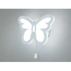 Led світильник білий метелик 20 Вт 3200-6000К з мотузковим вимикачем на стіну