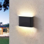 LED світильник фасадний 12Вт прямокутний корпус IP54 чорний - фото №3