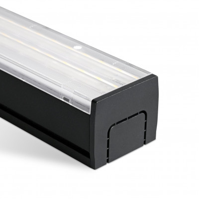 Led светильник линейный 30Вт 4700Лм 0.6м 5000K черный магистральный