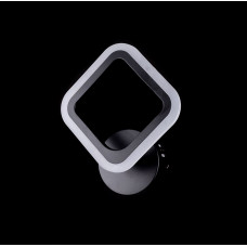 Led світильник на стіну 18Вт чорний корпус з регулюванням кольору