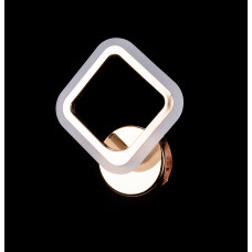 LED світильник настінний глянцеве золото 18W 3000-6500К