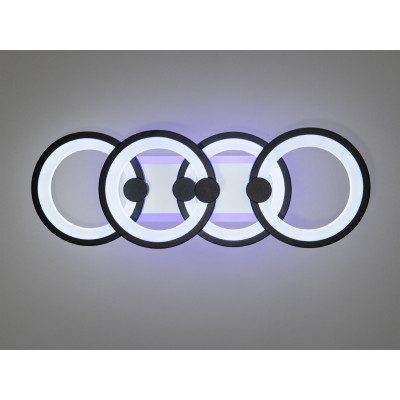 Led світильник з пультом і димером 65W 3200–6500K rgb-підсвітка