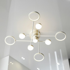 Лед светильник с пультом на штанге 3000-6000К 154Вт IP20 белый