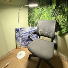 Led торшер напольный белый 7W 5000K природный 220V 1,69м гибкий корпус