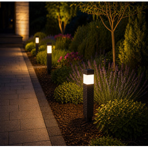 Фонарь грунтовый led для садовых дорожек автономный 6500K IP44