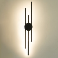 Линейный led светильник 56Вт 3 источника света 2700–6400К черный