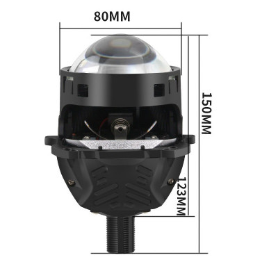 Лінзи led в авто BiLED ULTRA Ref 3.0" 65/78W 5800K 11000 Lux комплект біксенон