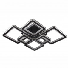 Люстра в залу світлодіодна 3000-6000К 292Вт IP20 чорна з пультом