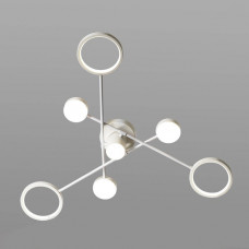 Люстра з пультом світлодіодна на штанзі 3000-6000К 118Вт IP20 біла