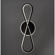 Люстра хай-тек чорна світлодіодна 58Вт 3000-6500К пульт, димер