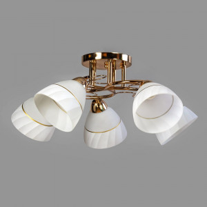 Люстра класична для просторого інтер’єру 5 ламп Е27